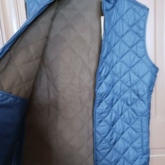 Peter Millar Boy's Essex Navy Blue Quilted Youth Vest size L - Picture 8 of 10